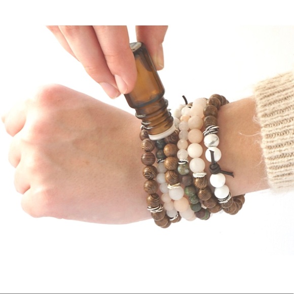Jewelry - Aromatherapy Handmade Lava Stone Beaded Bracelet